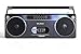 Milanix Portable Boombox Stereo Tape Cassette Player/Recorder with Bluetooth, USB, SD, AM/FM Radio and Headphone Jack- Graythumb 3
