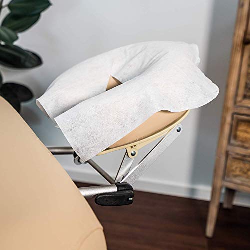 ZMDREAM Disposable Massage Headrest Covers Face Rest Cradle Covers 100 count White - Thumbnail 4