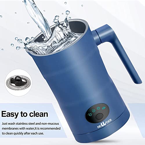 newoer Electric Milk Frother and Warmer, 4 in 1 Automatic Milk Frothers
