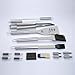 Barbestar 19-Piece BBQ Grill Tool Set, Stainless Steel Utensils with Aluminum Storage Case, Complete Outdoor Grilling Barbecue Accessories