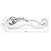 HONEY BEAR Mens Beard Tie Clip Bar Normal Size Skinny Boys Slim Moustache Gift 3.8cm Silver