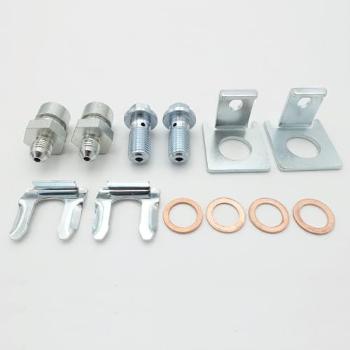 AC PERFORMANCE 7/16" Braided Stainless Steel Brake Hose Kit - Disc Brake photo 7