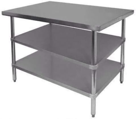 Stainless Steel Work Table Food Prep 24 X 30 with Double Undershelf