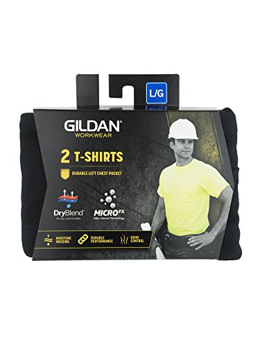 Gildan-Mens-DryBlend-Workwear-T-Shirts-with-Pocket-2-Pack