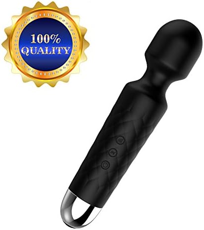Wireless Cordless Wand Massager, MIFANA Waterproof Massagers USB Rechargeable Massaging Wand Massager With 8 Powerful Speeds 20 Pulses Patterns