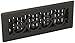 Decor Grates ST310 Scroll Design Floor Register, 3x10 Inches, Textured Black