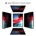 iCarez 4-Way Privacy Screen Protector for iPad 9.7 (2017) / iPad Pro 9.7 Inches/iPad Air 2 /iPad Air, 1-Pack Anti-Spy