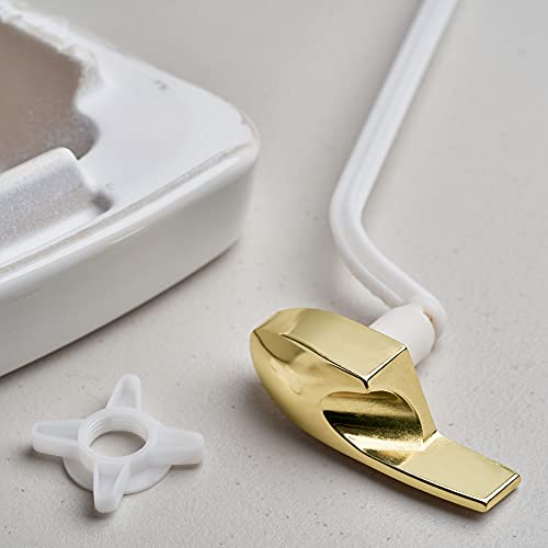Kohler Toilet Handle Replacement, Side Mount Toilet Tank Lever (Brass
