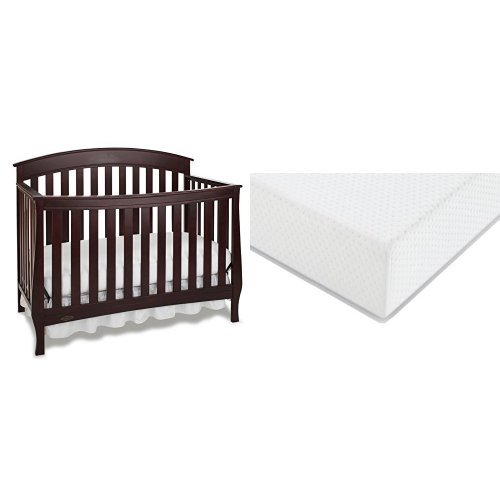 Graco Suri Convertible Crib + Graco Premium Foam Crib and