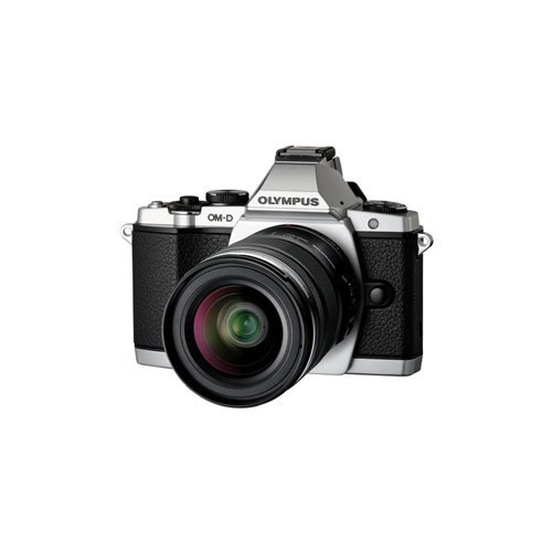 Olympus OM-D E-M5 16MP Live MOS Mirrorless Digital Camera with 3.0-Inch Tilting OLED Touchscreen and 12-50mm Lens (Silver) (Discontinued by Manufacturer)