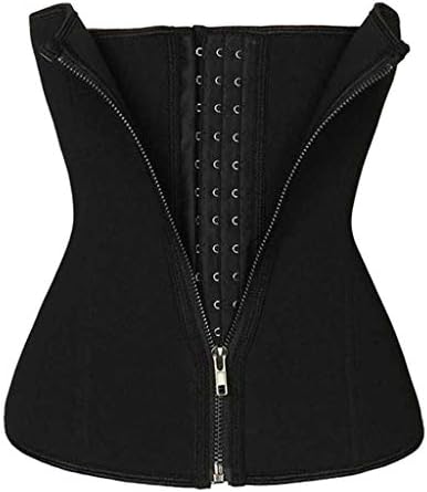 Pongfunsy Women's Underbust Latex Sport Girdle Waist Trainer Corsets Hourglass Body Shaper