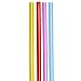 Comfy Package [100 Pack] 8mm Wide Smoothie Straws, Plastic Boba Straws Disposable, Milkshake Straws - Assorted Colors