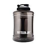 BOTTLED JOY Water Bottle, 2.5L Large Water Jug BPA Free Plastic Sports Water Bottle with Handle Large Capacity and Leakproof Durable Drinking Bottle for Women Men Fitness Camping Bicycle Hiking