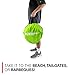 Rukket Pop Up Golf Chipping Net | Outdoor/Indoor Golfing Target Accessories and Backyard Practice Swing Game with 12 Foam Training Balls (Green XL)