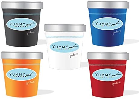 YummyInks ™ Brand: 1kg Fondant Sugar Paste (Brown Color)