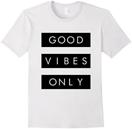Mens Good Vibes Only Wht T-Shirt Sneaker Heads Basketball Shoes XL White