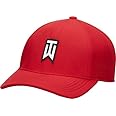 Nike Men's Adult Tiger Woods Legacy91 Golf Dri Fit Flex Fit Cap Hat (Medium-Large, Red/Black/White)