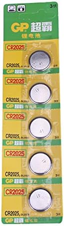 5PCS GP CR 2025 Cell Button Coin Battery Watch 3V Toys.