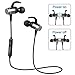 [Magnetic Switch Auto On/Off] Bluetooth Headphones, Besyoyo Magnetic Wireless Bluetooth 4.1 Stereo Earbuds with Mic, Sweatproof in-Ear Sport Earphones Secure Fit for Running Workout (Upgrade Version)