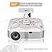 SIMBR Universal Projector Ceiling Mount Bracket Holder with 6