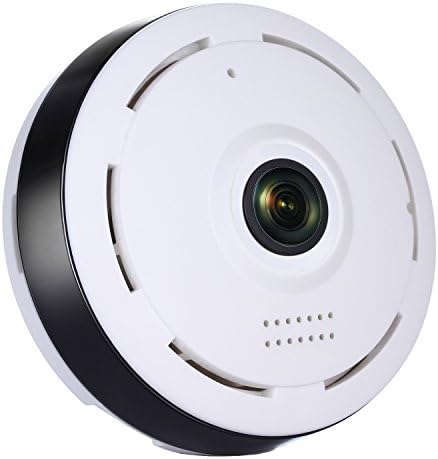 Veoker IP Camera Wireless Wifi 360 Degree Panoramic 2.0 Megapixel 1080P 2.4GHZ Security Camera Super Wide Angle Support IR Night Motion Detection Keep Your Pet &amp; Home Safe