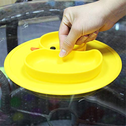 Hli-SHJHsmu Baby Food Kids Toddlers for Silicone Feeding Plates and Suction Placemats