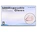 Disposable Poly Gloves, One Size Fits All, 500 ct, Great for Food Preparation, Latex Free, BPA Free Vinyl Gloves