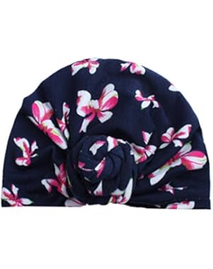 Cute Toddler Kids Baby Boy Girl Turban Cotton Beanie Hat Winter Warm Cap