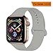 YANCH Compatible with for Apple Watch Band 42mm 44mm, Soft Silicone Sport Band Replacement Wrist Strap Compatible with for iWatch Nike+,Sport,Edition,M/L,Pebble