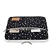 canvaslife Black star Pattern 360 Degree Protective 13 inch Canvas Laptop Sleeve with Pocket 13 Inch 13.3 Inch Laptop Case