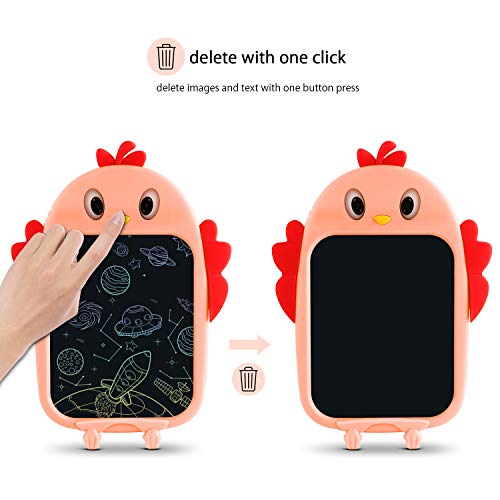 Tarnel 8.5 Zoll LCD Schreibtafel LCD Writing Tablel mit Bunter Schrift Grafiktabletts Schreibplatte Digital Schreibtafel Papierlos Maltafel Schule Graffitik Malen Notizen für Kinder