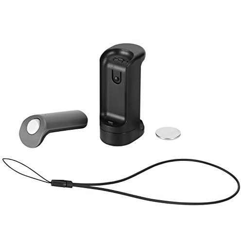 ShutterGrip Ergonomic Secured Handgrip Shutter Remote Bluetooth Stable Shots Selfies for Smartphones iPhones Android - Black - Thumbnail 7