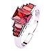 YAZILIND Bridal Wedding Silver Plated Engagement Band Ring for Women Size 9