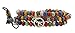 Women Men Multi Color Porcelain Elastic Tibetan Buddhist 108 Worry Prayer Beads Mala Bracelet Necklace