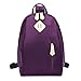 ECOSUSI Women Daypack Outdoor Sling Chest Bag Small Nylon Backpacks for College Girls Fashion Travel Bag, Purple