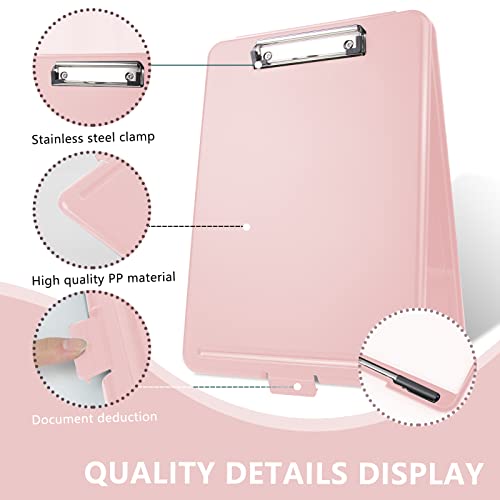 CLOUDIA Clipboard with Storage, Plastic Storage Clipboard with Low