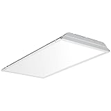 Lithonia Lighting 2x4 LED Troffer Light, Lay-in LED