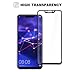 MoKo Screen Protector for Huawei Mate 20 Lite, [Scratch Terminator] [Case Friendly] HD Clear 9H Hardness Tempered Glass Screen Protector Film Bubbles-Free for Huawei Mate 20 Lite - Black
