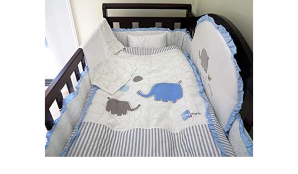 elephant cot bedding set