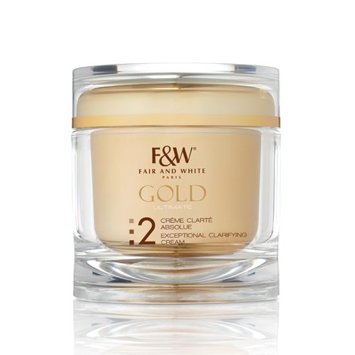 Fair & White 2: Gold Exceptional Clarifying Cream with 1.9% Hydroquinone, 200ml/6.76fl.Oz