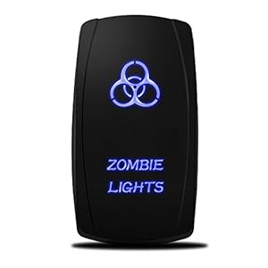 Amazon.com: MicTuning MIC-LSZ1, 5 Pin Zombie Rocker Switch ... zombie light switch wiring diagram 
