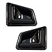 AutoandArt Brock Replacement Pair Set Inside Door Handles Textured Compatible with 4 Door Sidekick Tracker 8313056B015ES 83140-56B01-5ES