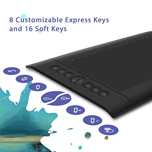 HUION Insiprpy H610 Pro V2 Android Support Graphics Drawing Tablet with