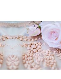 BLUETOP Fiesta Boda Vestidos de cumpleaños Mujeres Dama de honor Bordado Gasa Vestido de cóctel