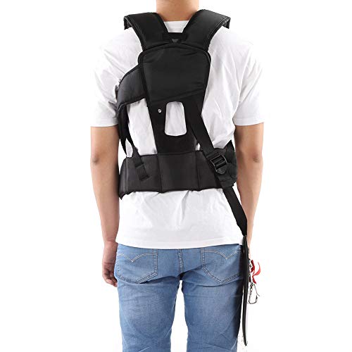 Wifehelper Trimmer Double Shoulder Strap Mower Nylon M-Shaped Belt for Brush Cutter Garden Patio