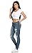 Slightly Ripped Low Rise Skinny Jeans (Plus Sizes Available)