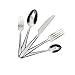 Flatware Set, 20 Pieces Stainless Steel Flatware Set with Fork, Knife and Spoon, Service for 4 by KITCHENTREND (PETRA)
