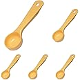 Carlisle FoodService Products Measure Miser Solid Measuring Spoon with Short Handle, 1 Ounce, Yellow (Pack of 5)