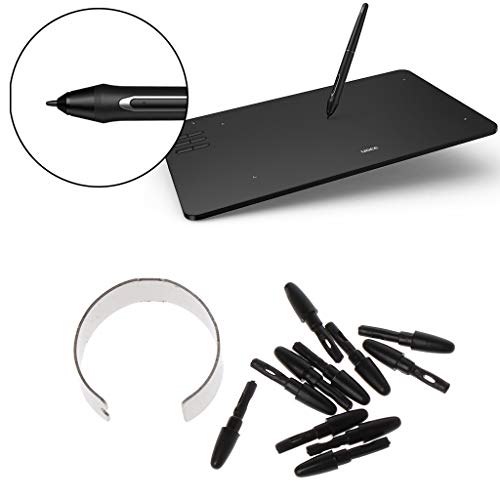 MEIYIN 10Pcs Battery-Free Passive Stylus Replacement Pen Nibs Pen Tips for XP-Pen HUION H640P VEIKK A30 A50