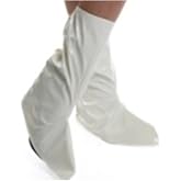 Women's 70s Dancer Girl White Boot Covers Costume Accessory